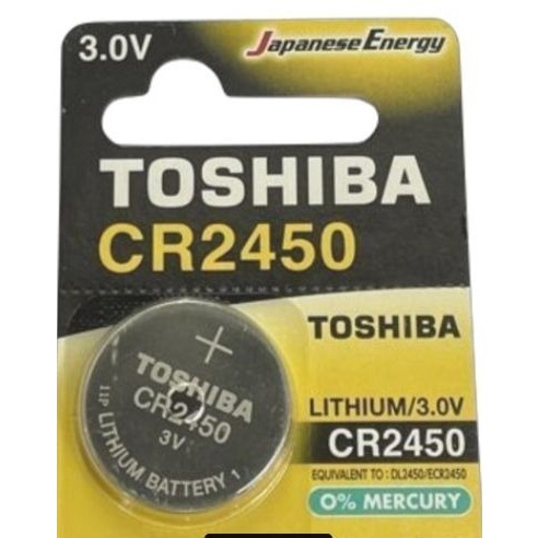 Toshiba CR2450 Lithium 3V ของใหม่ ของแท้