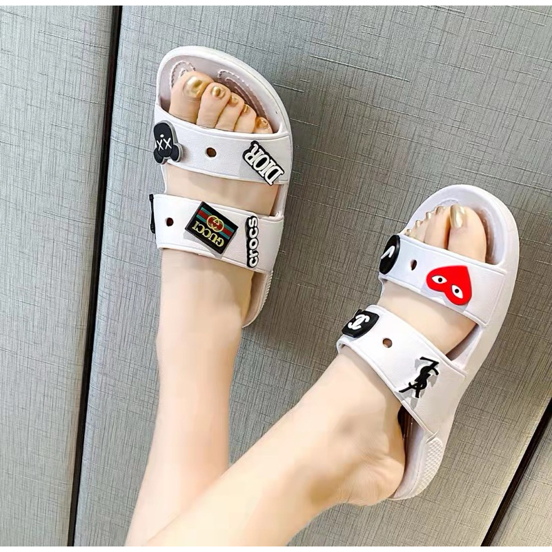 JBB 🎉🎉ตัวติดรองเท้ามีรู รวม “ แบรนด์ หรู ดูดี ”🏵🏵 👠🌈✨ShoeCharm “ All Brand inter ” จัดไป ให้อินเทรนด์