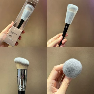 SUPERMOM l Foundation brush แปรงแยกชิ้น แปรงเดี่ยว ลงรองพื้น ทรงหัวตัดเฉียง ขนสังเคราะห์ เกรดพรีเมี่ยม (103)