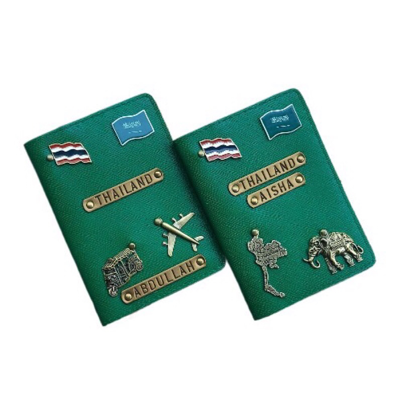 โทนเขียว ซองใส่พาสปอร์ตหนัง ปกพาสปอร์ตหนัง ซองใส่หนังสือเดินทาง กระเป๋าใส่หนังสือเดินทาง กระเป๋าใส่พาสปอร์ต Passport