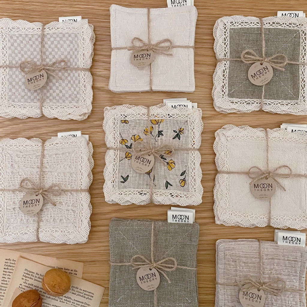 Moon Fabric Coasters - ผ้ารองแก้ว