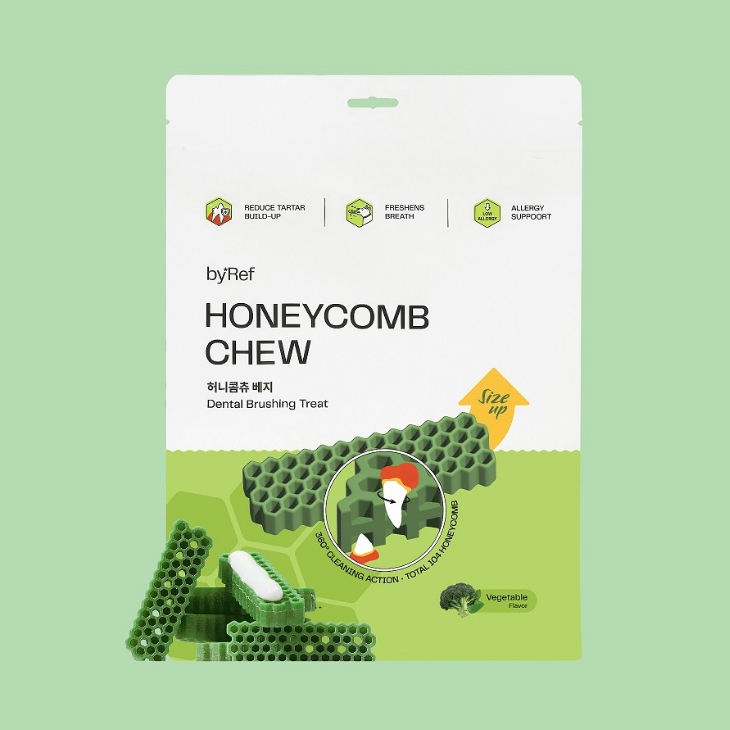 [NEW] KNOLLO HONEYCOMB CHEW (Vegan) ขนมขัดฟันสุนัขอย่างล้ำลึก 360 องศา