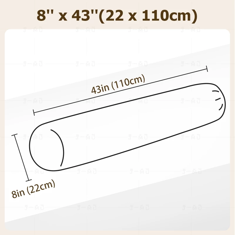 J-MU ปลอกหมอนข้างผ้าคอตตอนซาติน 40 x 8 นิ้ว 100 x 22 cm thumbnail 7