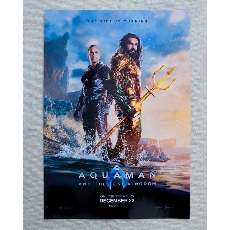 โปสเตอร์ของแท้ “AQUAMAN 2” ZIGMA จาก SF - Poster “AQUAMAN 2 : AND THE LOST KINGDOM” ZIGMA