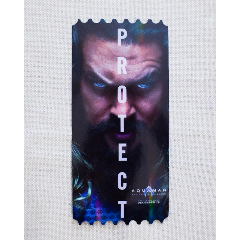 ตั๋วสะสมของแท้ “AQUAMAN 2” จาก SF Cinema - Collectible Ticket “AQUAMAN 2 : AND THE LOST KINGDOM”