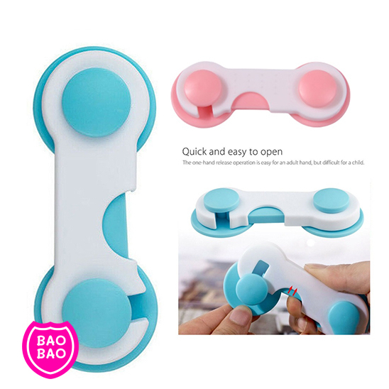 (1 ชิ้น) Safety Guard ที่ล็อคกันเด็กเปิดประตู ล็อคประตู ตู้หน้าต่าง ล็อคบานเลื่อน by BAOBAOBABYSHOP