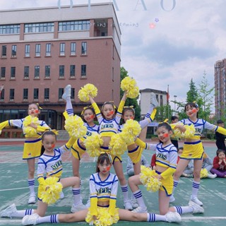 พร้อมส่งในไทย! ชุดปอมปอมเชียร์ลีดเดอร์ เด็กผู้หญิงและเด็กผู้…