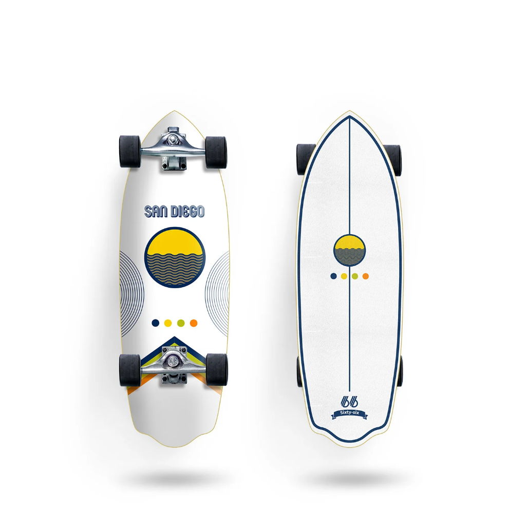 Sixty-Six เซิร์ฟสเก็ต Surfskate SAN DIEGO (66-FKSADI-14)