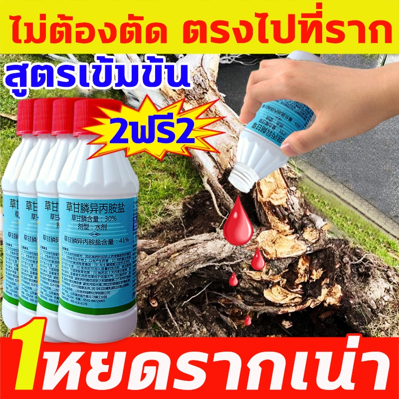 1 หยดรากเน่า ยาฆ่าต้นไม้ใหญ่ 200ml สูตรเข้มข้น 1ขวดเท่ากับ10ขวด ตรงไปที่ราก รากเน่ารากตาย ยากำจัดต้นไม้ กําจัดกอไผ่