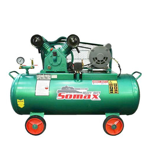 ปั๊มลมโซแม็กซ์ SOMAX รุ่น SB-10/90 ขนาด 1 แรงม้า ถังลม 90 ลิตร