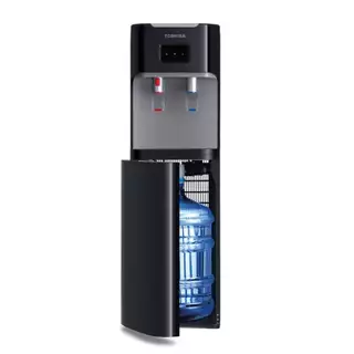 TOSHIBA ตู้กดน้ำร้อน-น้ำเย็น (แถมถังน้ำ) RWF-W1669BK(W1) / RWF-W1669BK(K1) ถังน้ำด้านล่าง