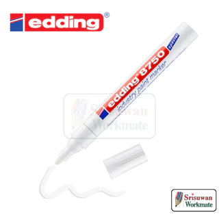 edding 8750 ปากกาเพ้นท์อุตสาหกรรม เขียนอะไหล่ ชิ้นเหล็กเปื้อนคราบน้ำมัน พื้นผิวที่มีฝุ่น ปากกาเพ้นท์ Made in Japan