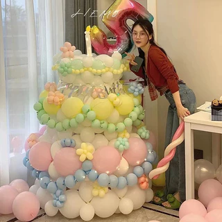 ลูกโป่งสีพาสเทล (10ใบ)ขนาด 10 นิ้ว 2.2g ลูกโป่งพาสเทล พร้อมส่งในไทย (1แพ็ค10ใบ)