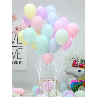 ลูกโป่งสีพาสเทล (10ใบ)ขนาด 10 นิ้ว 2.2g ลูกโป่งพาสเทล พร้อมส่งในไทย (1แพ็ค10ใบ)