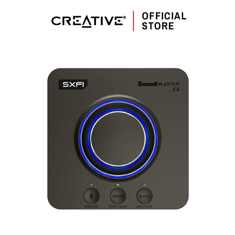CREATIVE SOUND CARD Sound Blaster X4 External USB Sound Card รองรับ 7.1/5.1 ควบคุมผ่าน App บนมือถือ