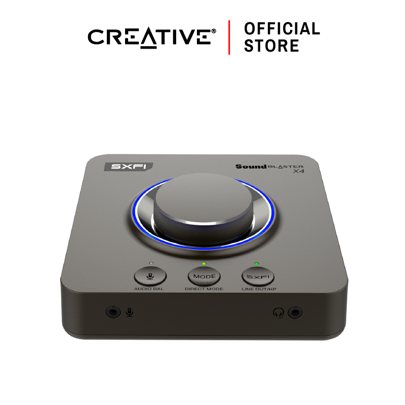 CREATIVE SOUND CARD Sound Blaster X4 External USB Sound Card รองรับ 7.1/5.1 ควบคุมผ่าน App บนมือถือ