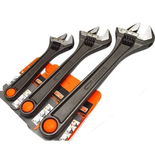 Bahco กุญแจเลื่อน / ประแจเลื่อน สีดำ ขนาด 4" 6" 8" 10" 12" 15 " นิ้ว ( Adjustable Wrench ) ผลิตจากประเทศสเปนแท้100%