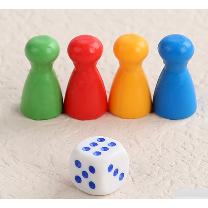 ☘️พร้อมส่ง | ถูก☘️【 Token ไม้ 】Disk ไม้ โทเคนไม้ โทเคน Wood Token ตัวเดิน มีเปิ้ล meeple cube บอร์ดเ