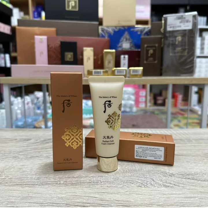 The history of Whoo Radiant Soft Foam Cleanser 35ml