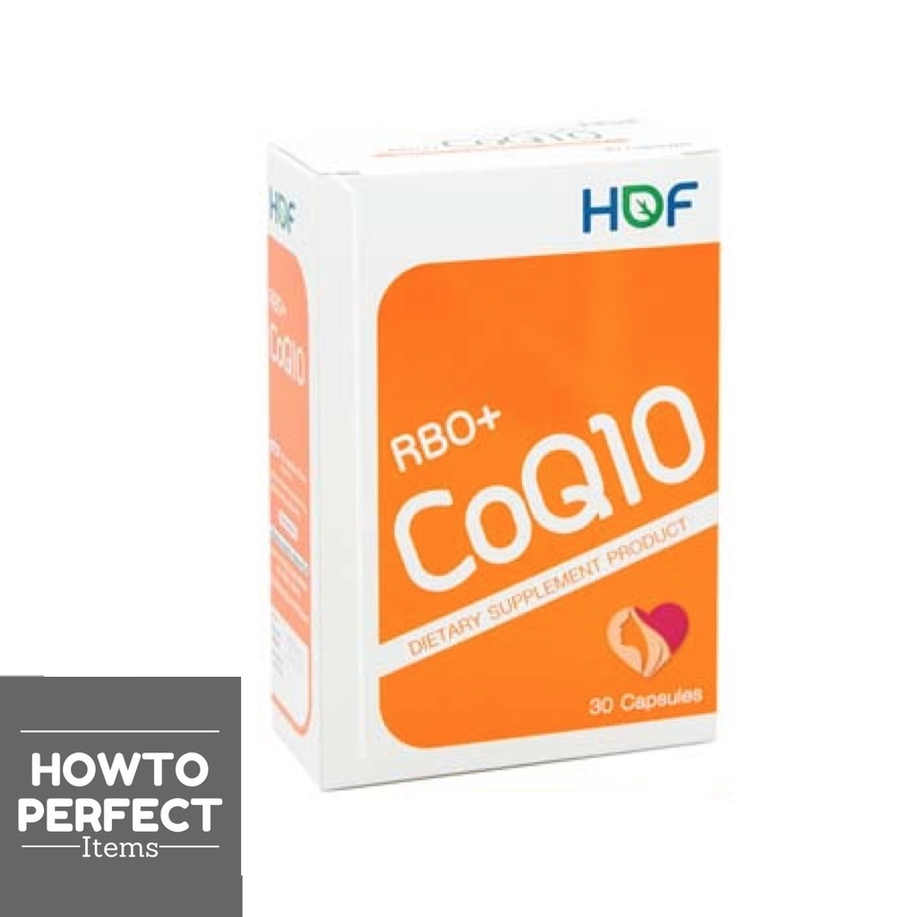 HOF RBO+ CoQ10 คิวเท็น Q10 โคเอ็นไซม์คิวเท็น coenzyme q10