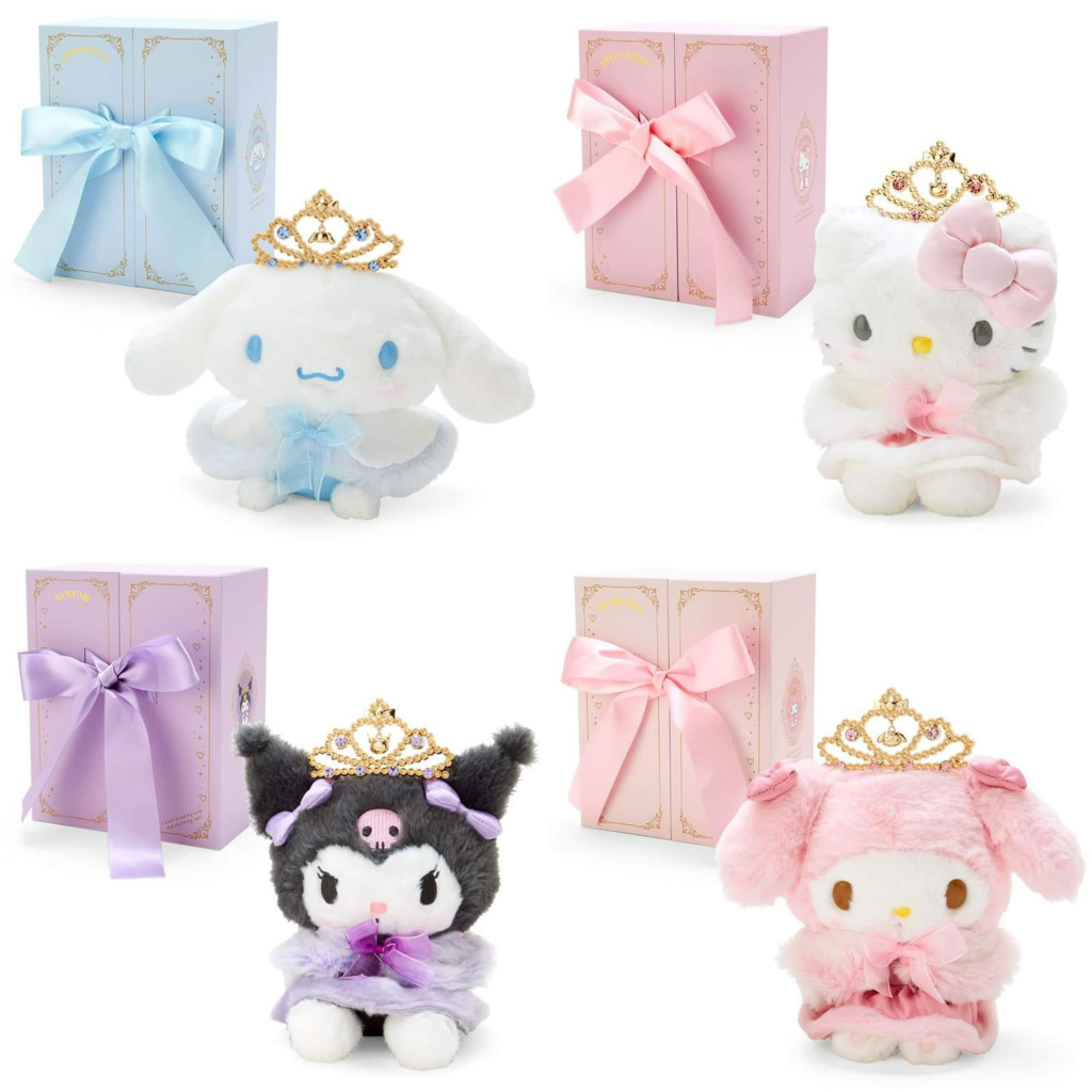 ตุ๊กตา Sanrio พร้อมมงกุฎเครื่องประดับ Tokimeki Tiara