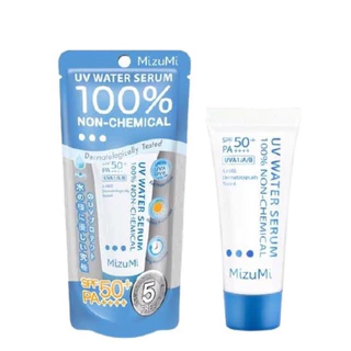 ส่งฟรี/มีไลฟ์ มิซูมิ ยูวี วอเตอร์ เซรั่ม MIZUMI UV WATER SERUM 100% NON-CHEMIAL SUNSCREEN 8 กรัม