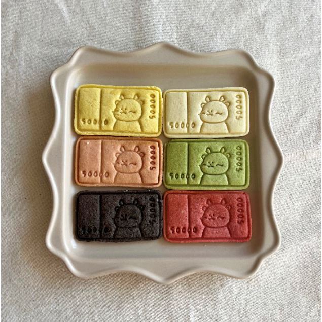แม่พิมพ์คุกกี้ cookie cutter ลายแบงค์มังกร