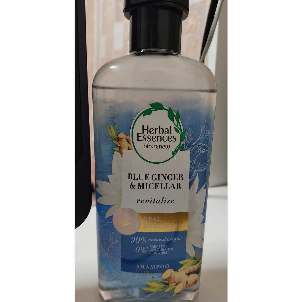 Herbal essences blue ginger and micellar shampoo 400ml