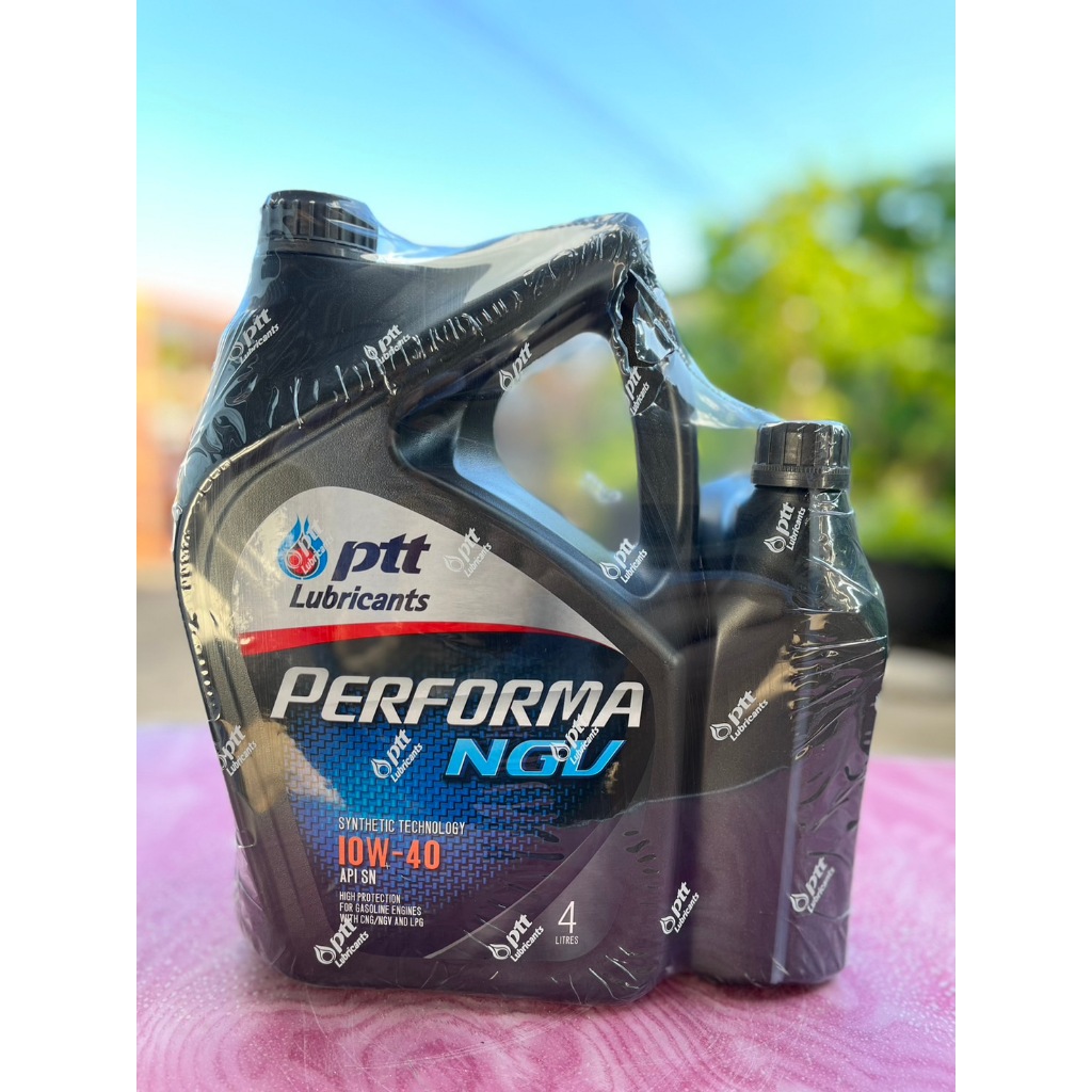 A15-น้ำมันเครื่อง PERFORMA NGV NP (10W-40) 4 ลิตร แถมฟรี 1 ลิตร