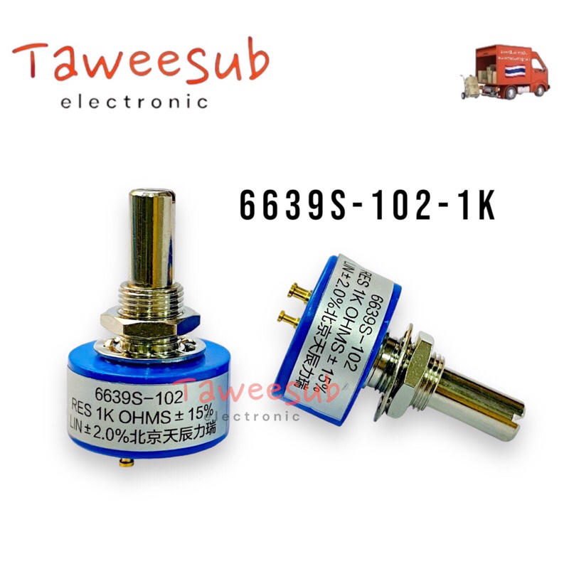 6639S-102 RES 1K OHMS Precision Potentiometers