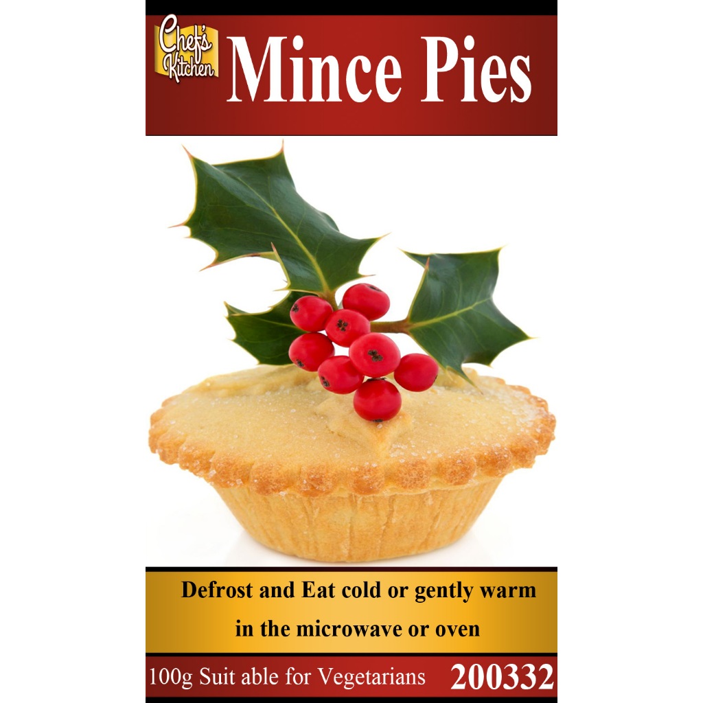 HOMEMADE Christmas Mince Pies 2-Pack 100g