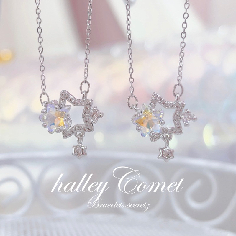 ลด 80.- โค้ดหน้าร้าน  ✨ พร้อมส่ง   สร้อยคอชุบเงินแท้92.5% ดาวหางฮัลเลย์  (13) Halley Comet  สร้อยคอดาวตก สร้อยคอ  ✨ ราคา ถูกที่สุด ดีลบีเคเค แกลเลอรีภาพที่ 9