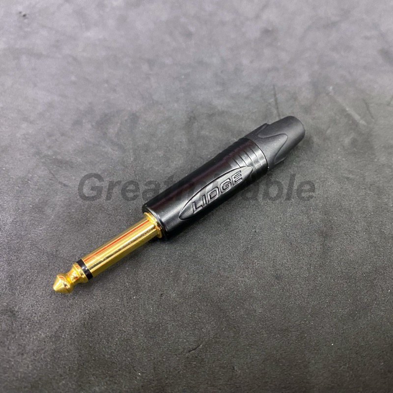 ปลั๊ก MIC MONO แบรนด์LIDGE รุ่นYM-201G ปลั๊กไมค์โมโน แจ็คไมค์โมโน แจ็คMONO ปลั๊กไมค์ แจ็คโฟน