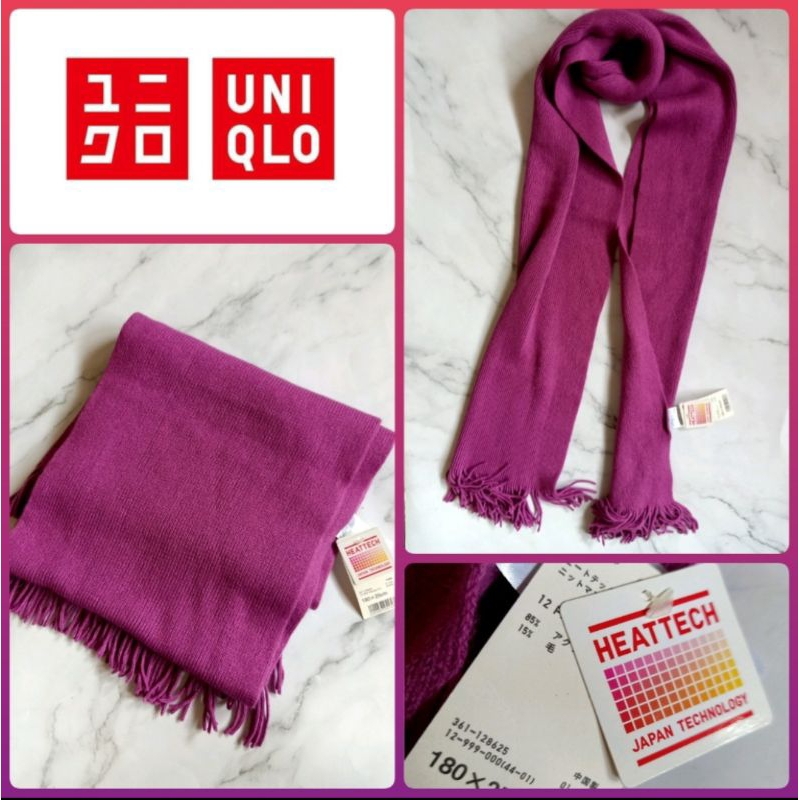 ผ้าพันคอUniqlo heattech Japan 🇯🇵