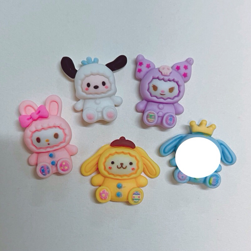 ส่งจากไทย☁️ RS306 ᵕ̈  เรซิ่น การ์ตูนชุดหมี สำหรับตกแต่งโทรศัพท์ กระจก เคสยาดม Jibbitz shoes Charm 3D