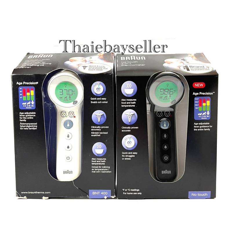 เครื่องวัดไข้ Braun No touch 3 in 1 และ Braun BNT400 ของใหม่ ของแท้