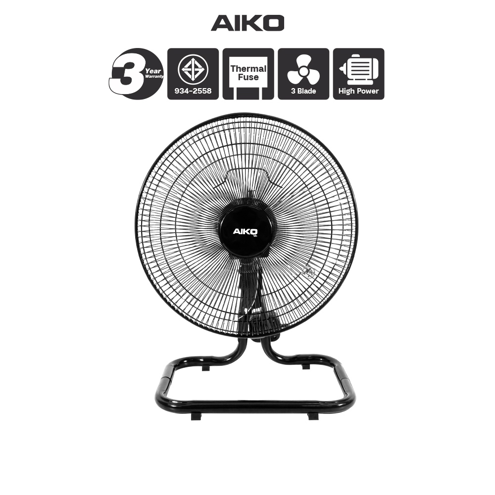 ซื้อ AIKO  #AK-D400 พัดลมใบพัดพลาสติก 16" ส่ายได้ (สั่งได้ออเดอร์ละ1ตัว) *รับประกันมอเตอร์ 3 ปี