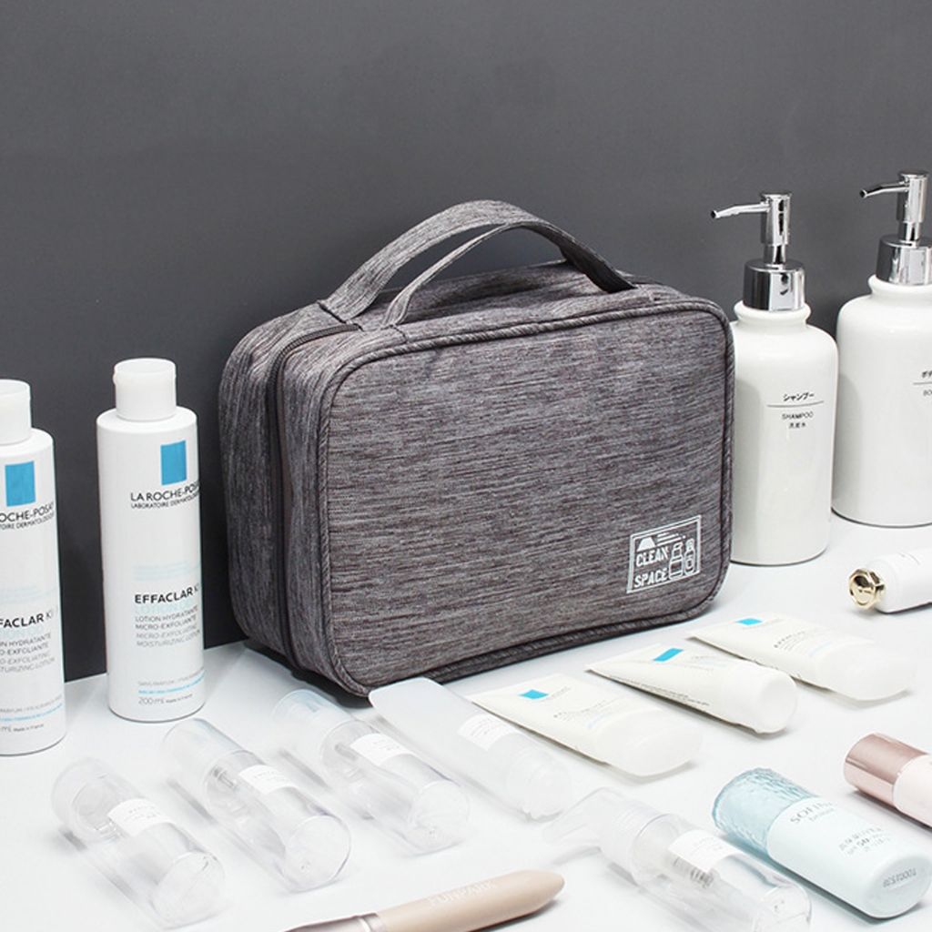 กระเป๋าใส่เครื่องสำอางค์ กระเป๋าจัดระเบียบ กระเป๋าแขวนในห้องน้ำ Toiletry bag ขนาด 16.5x25 cm. Simple