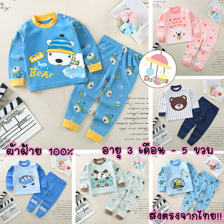 ชุดเด็ก แขนยาว+ขายาว💥(ไซส์73-120)💥ร้านDekdee❤️ พร้อมส่งจากไท…