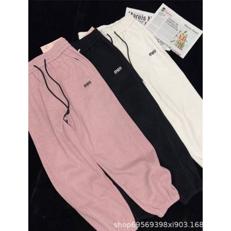 สินค้าพร้อมส่ง* กางเกงขายาวmiumiu