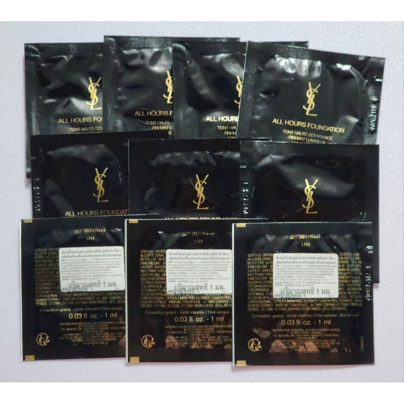 YSL All Hours Foundation spf 39 pa ++ ขนาด 1 มล. ป้ายไทย