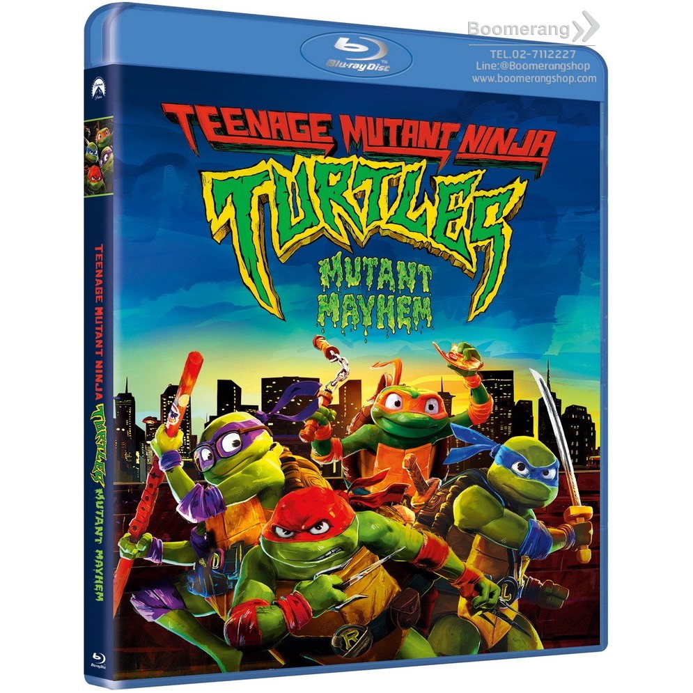 Teenage Mutant Ninja Turtles: Mutant Mayhem /เต่านินจา: โกลาหลกลายพันธุ์ (Blu-ray) (BD มีเสียงไทย มีซับไทย)