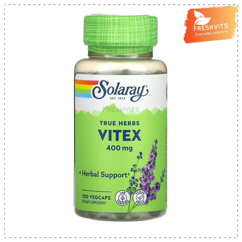 พร้อมส่ง Solaray, Vitex, 400 mg, 100 VegCaps