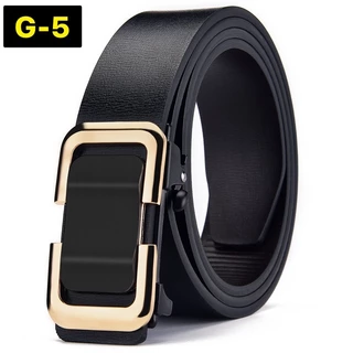 เข็มขัดผู้ชาย เข็มขัดหัวโลหะแข็งแรง หัวคลิกอัตโนมัติ#G-3888