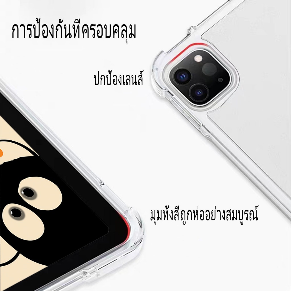 TPU เคสสำหรับไอแพด ใช้สำหรับ Gen10/9/8/7/6/5 Air5/4/3/2/1 9.7