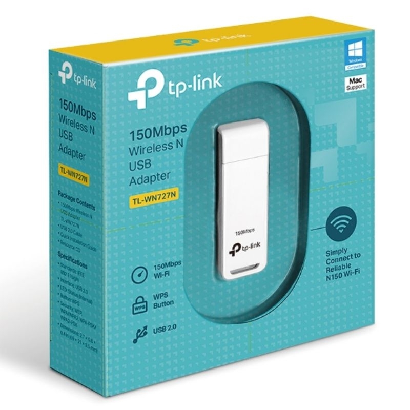 Wireless N 150 Mbps  USB ADAPTER TP-LINK TL-WN727N