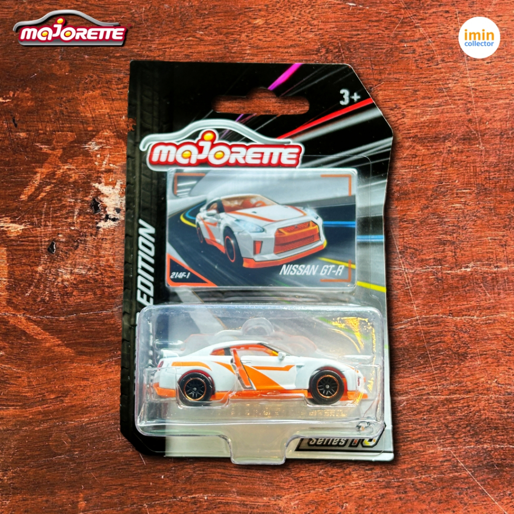 รถเหล็ก Majorette [ Nissan Gtr r-35 Orange ] 1/64 [ imincollector ]