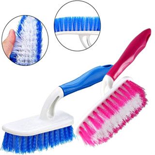 แปรงทำความสะอาด ขัดอเนกประสงค์ แบบด้ามยาว ล้างห้องน้ำ คละสี