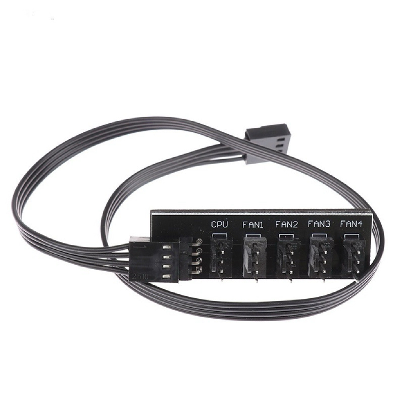 FAN HUB  1 TO 5 4Pin 3Pin PWM แฟนฮับ สายพัดลม สายขยายช่องพัดลม (3-4 PIN)ของมีพร้อมส่ง