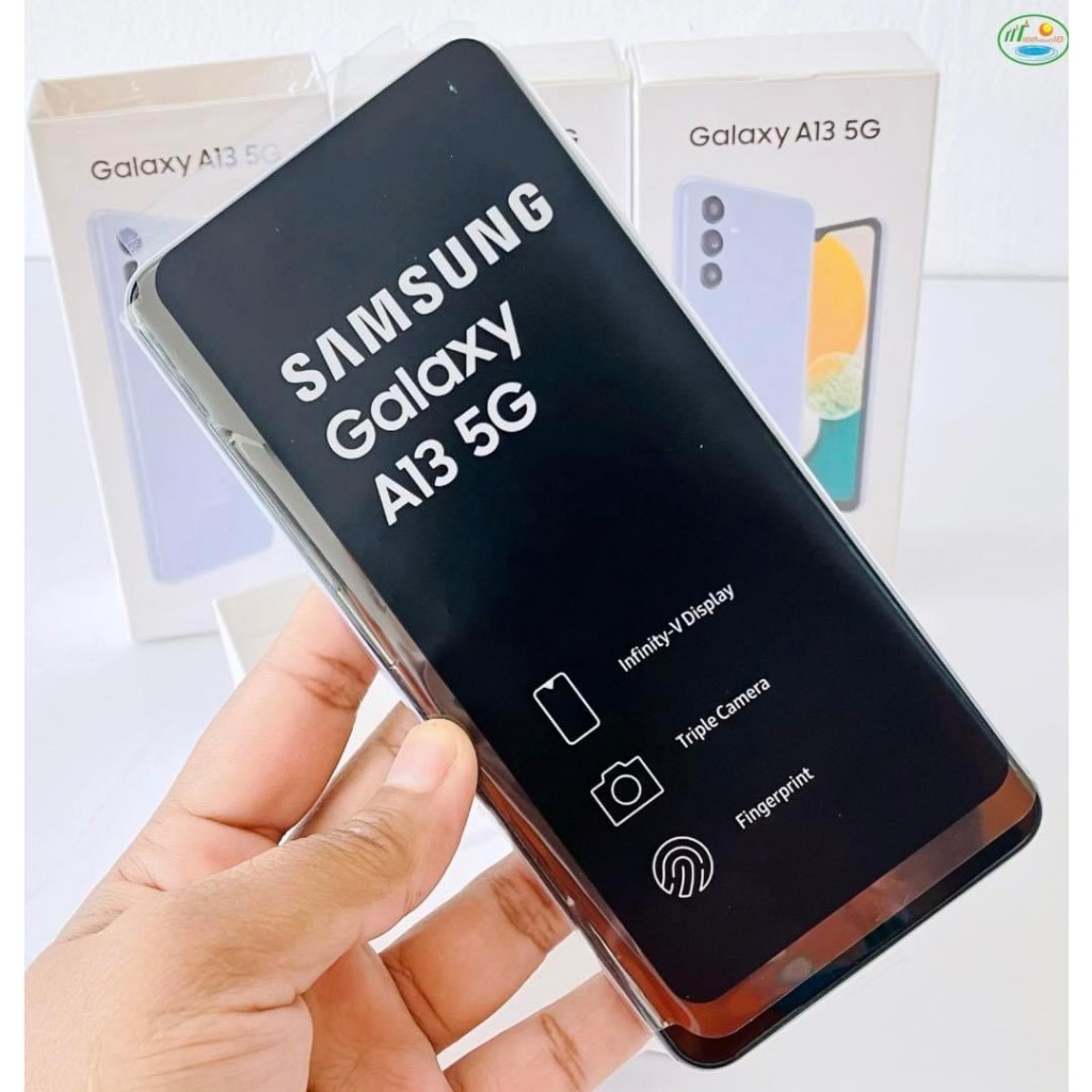 👑สินค้าหลุดจำนำ👑โทรศัพท์ Samsung A13/5G สีBlue❄️